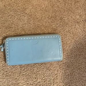 Coach leather wallet